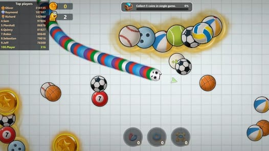 Slinky Snake: Worm.io Game APK screenshot 1