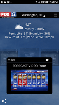 DC Weather Radar and Alerts APK screenshot 1
