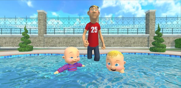 Rainbow Prank: Hide Daddy APK screenshot 1