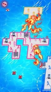 Raft Defense: Crazy Sea Battle APK screenshot 1
