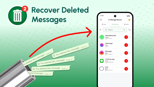 Deleted Messages Recovery App APK screenshot 1