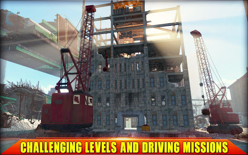 Heavy Crane Simulator Game 2019 – CONSTRUCTION SIM APK screenshot 1