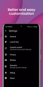 XBF - Private Proxy Browser APK screenshot 1
