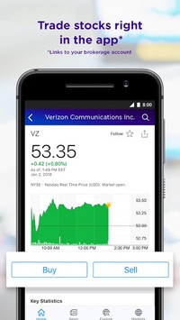 Yahoo Finance: Real-Time Stocks & Investing News APK screenshot 1