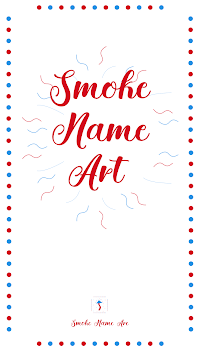 Smoke Name Art APK screenshot 1