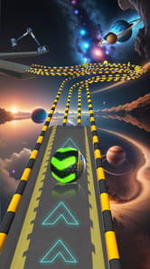 Space Rolling Balls Race APK screenshot 1