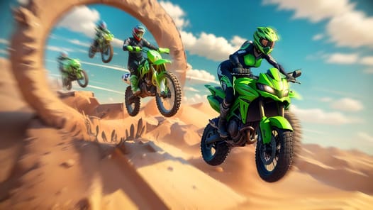 Motocross Bike Racing Game APK screenshot 1