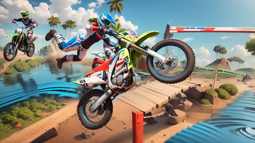 Motocross Bike Racing Game APK screenshot 1