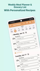 Meal Planner APK screenshot 1