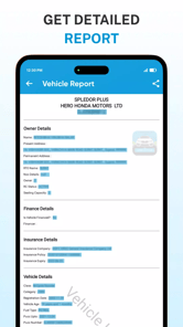 Vehicle Information App APK screenshot 1