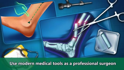 Foot Hospital Doctor Games APK screenshot 1