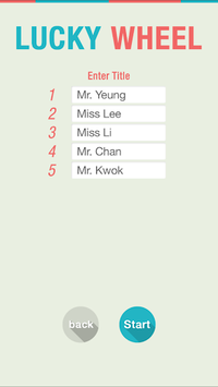 Lucky Wheel Lucky Draw APK screenshot 1