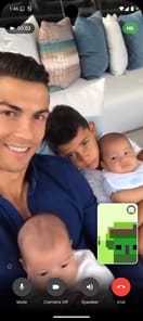 Ronaldo Fake Chat & Video Call APK screenshot 1