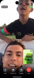 Ronaldo Fake Chat & Video Call APK screenshot 1