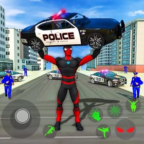 Spider Miami Rope Hero Ninja APK screenshot 1
