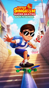 Little Singham Super Skater APK screenshot 1