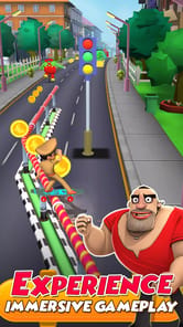 Little Singham Super Skater APK screenshot 1