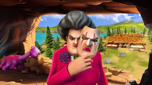 Scary Teacher Stone Age APK screenshot 1