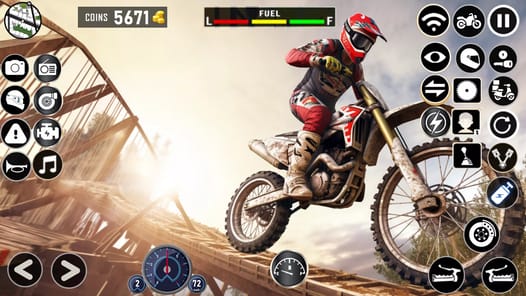 Motocross Racing Offline Games APK screenshot 1