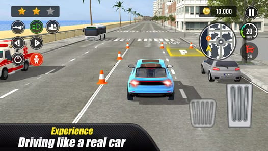 Real Car Driving School Game APK screenshot 1