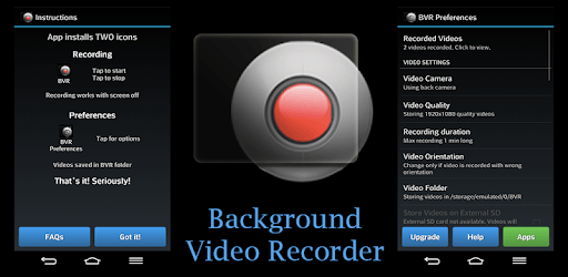 install Background Video Recorder on PC