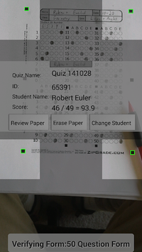 ZipGrade APK screenshot 1 ZipGrade APK screenshot 1