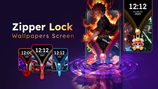 Zipper Lock Wallpapers Screen APK screenshot 1