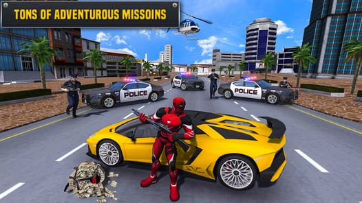 Spider Miami Gangster Hero Man APK screenshot 1