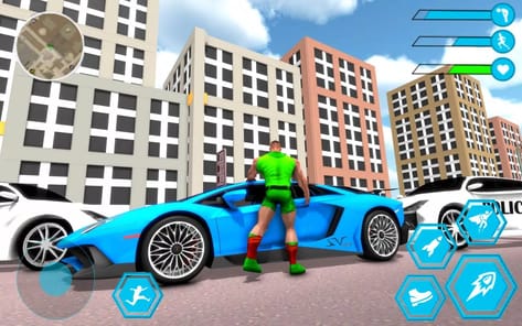 Spider Miami Gangster Hero Man APK screenshot 1