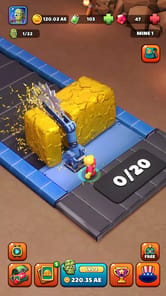 Idle Zombie Miner: Gold Tycoon APK screenshot 1