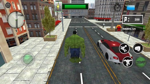Monster Superhero: Green Fight APK screenshot 1