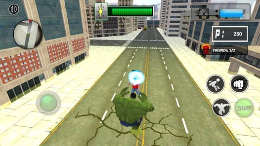 Monster Superhero: Green Fight APK screenshot 1