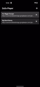 ZoZo Player APK screenshot 1
