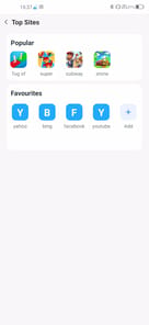 ZTE Browser APK screenshot 1