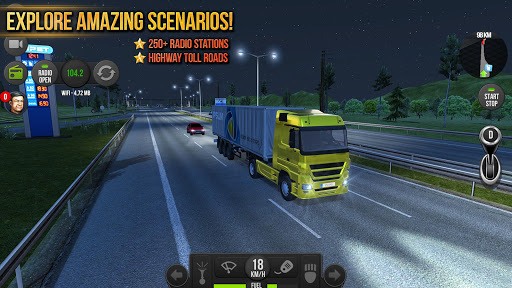 Truck Simulator 2018 : Europe APK screenshot 1