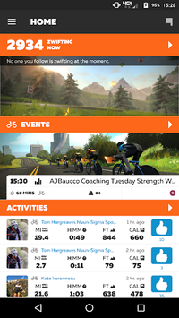 Zwift Companion APK screenshot 1 Zwift Companion APK screenshot 1