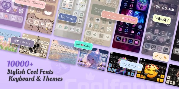 Cool Fonts - Keyboard & Themes APK screenshot 1
