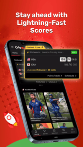 CricRocket: Live Cricket Score APK screenshot 1