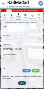 RailMadad APK screenshot 1