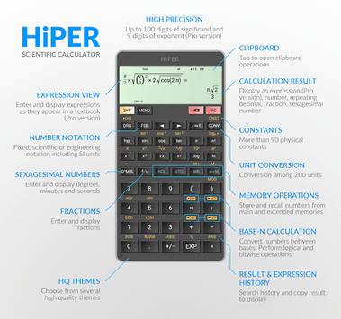 HiPER Scientific Calculator APK screenshot 1