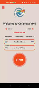 Omanova VPN APK screenshot 1