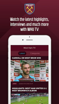 West Ham United – Official App APK screenshot 1