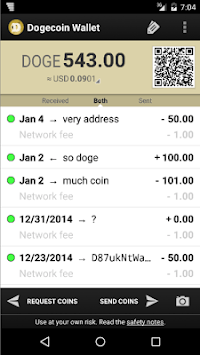 Dogecoin Wallet APK screenshot 1