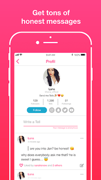 Tellonym APK screenshot 1