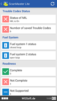ScanMaster for ELM327 OBD-2 ScanTool APK screenshot 1