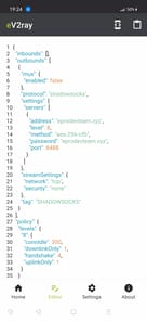 e-V2ray APK screenshot 1