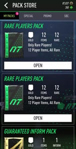Nicotom 24 Draft + Pack Opener APK screenshot 1
