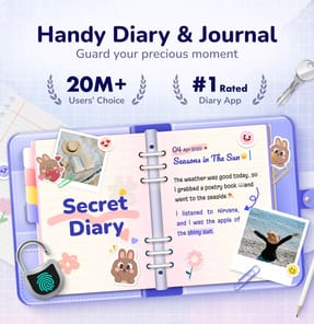 Diary with Lock: Diary Journal APK screenshot 1