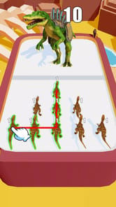 Dino game: Dinos VS Monsters APK screenshot 1