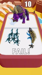 Dino game: Dinos VS Monsters APK screenshot 1